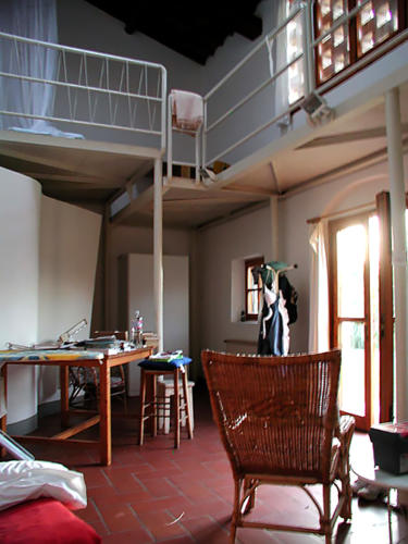 Donatellon työhuone, pohjakerros