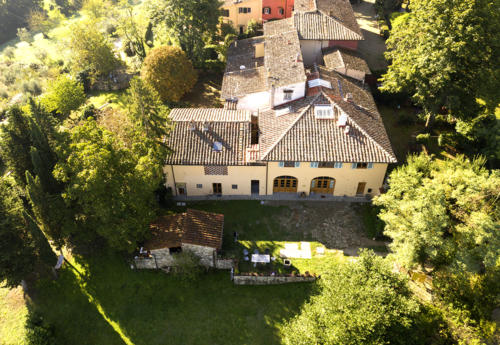 Dronekuva Casa Finlandese, Grassina