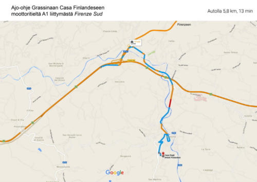 Ajo-ohje valtatieltä A1, kuva 1